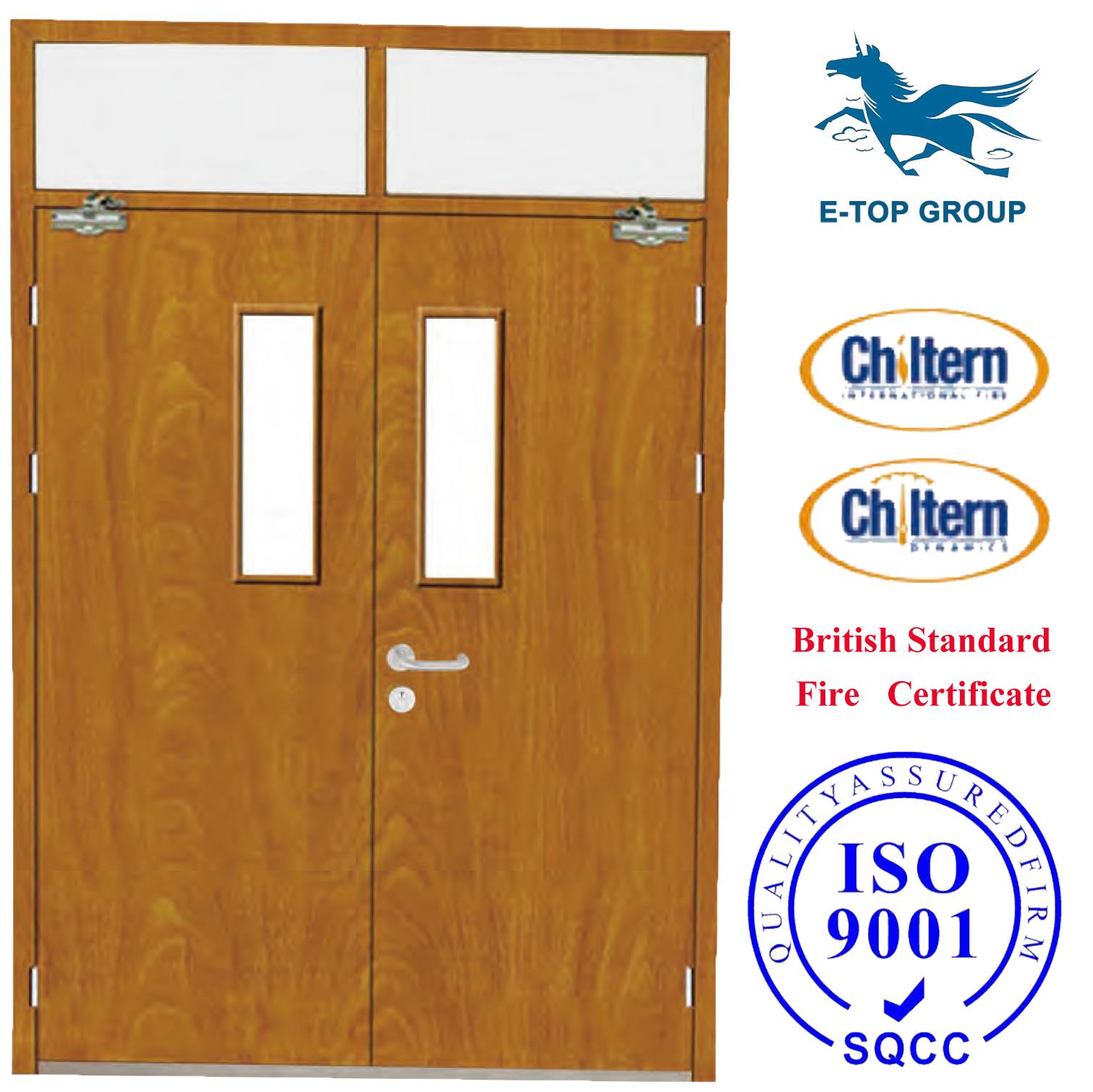 wooden fireproof door ET-FW01