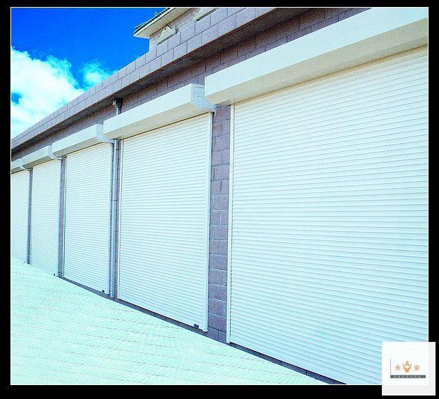 DOUBLE TRACK PROTECT Aluminum Alloy remote control automatic sectional garage door with lo